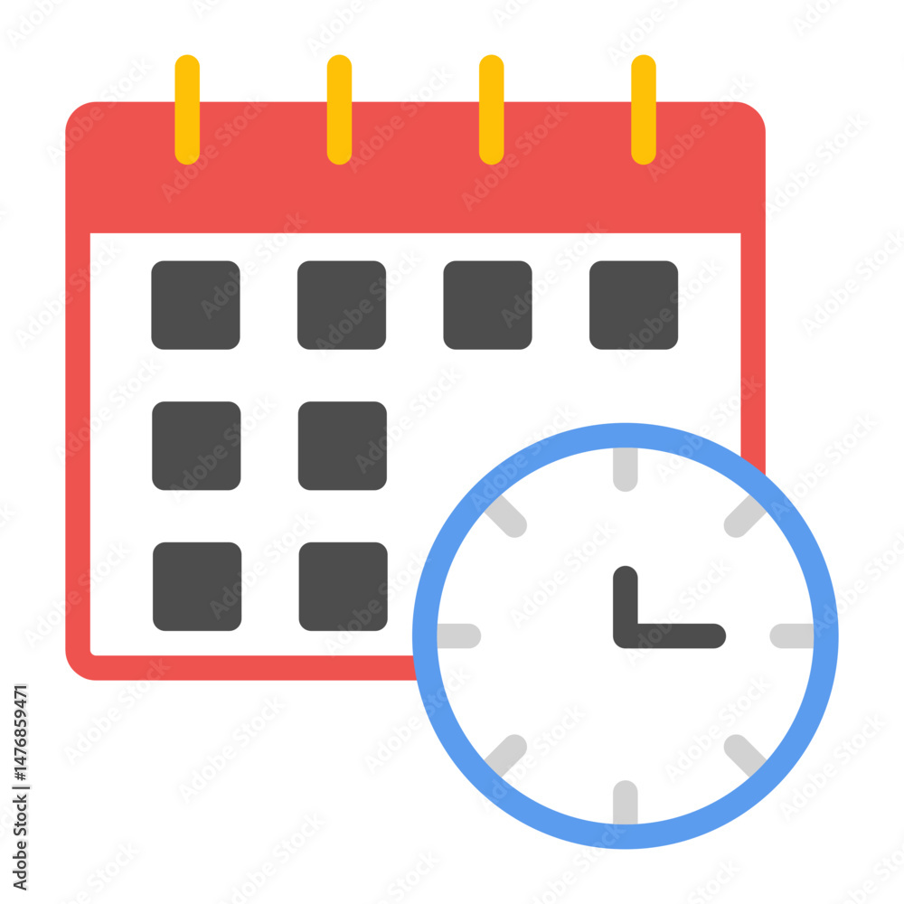 Poster schedule icon vector image. can be used for project assesment.