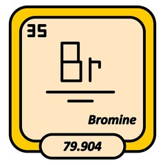 Bromine Icon