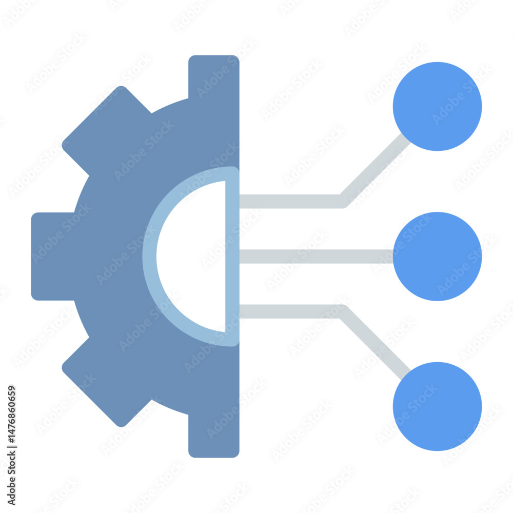 Poster digital transformation icon vector image. can be used for survey.
