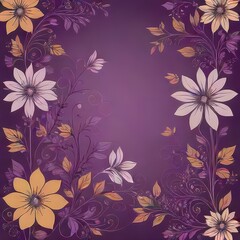 Fototapeta premium seamless floral pattern