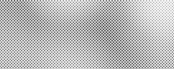 Monochrome halftone background with dots