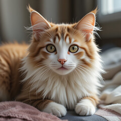 Fototapeta premium portrait of a cat