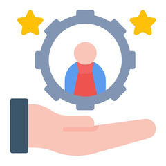 Talent Management icon vector image. Can be used for Business Performance.