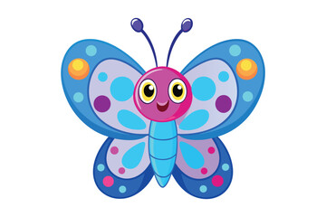  cute butterfly colorful Vector