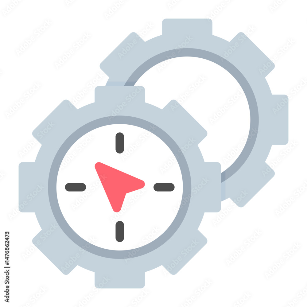 Aufkleber precision engineering icon vector image. can be used for mass production.