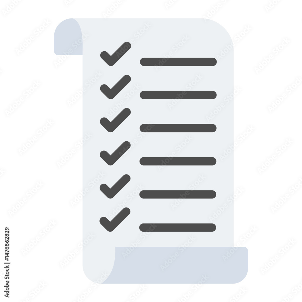 Poster checklist icon vector image. can be used for action plan.