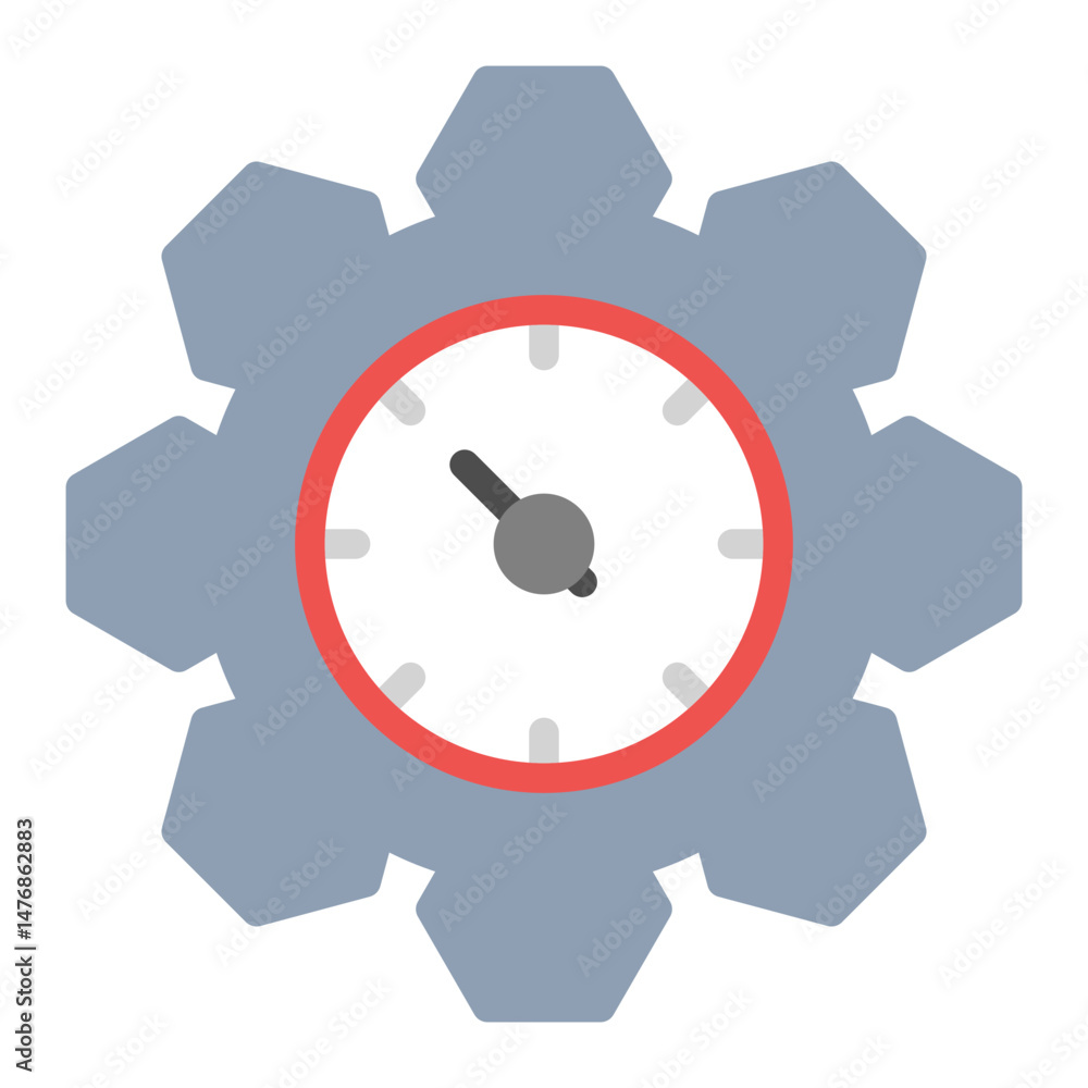 Poster efficiency icon vector image. can be used for action plan.