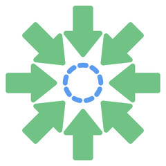 Impact icon vector image. Can be used for Action Plan.