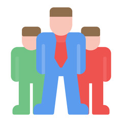 Leadership icon vector image. Can be used for Action Plan.