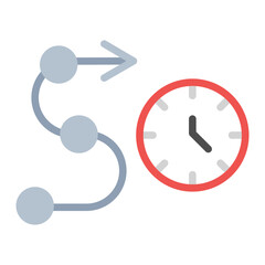 Timeline icon vector image. Can be used for Action Plan.