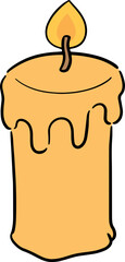 Illustration of candle
