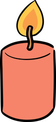 Illustration of candle
