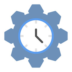 Time Management icon vector image. Can be used for Freelancer.