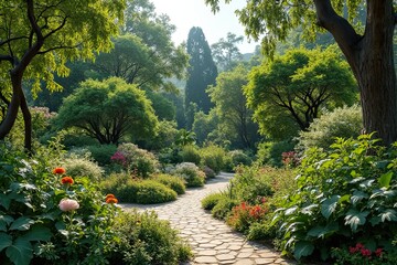 Bright and Colorful Outdoor Landscape