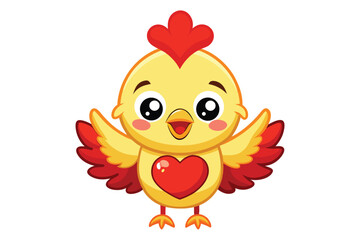  cute bird colorful Vector