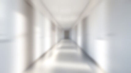 Abstract blurred hospital or clinic interior, medical background for healthcare design. High quality photo