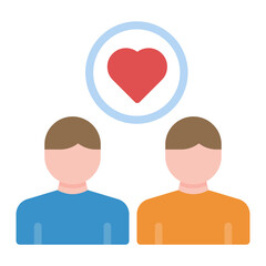 Friendship icon vector image. Can be used for Daycare.