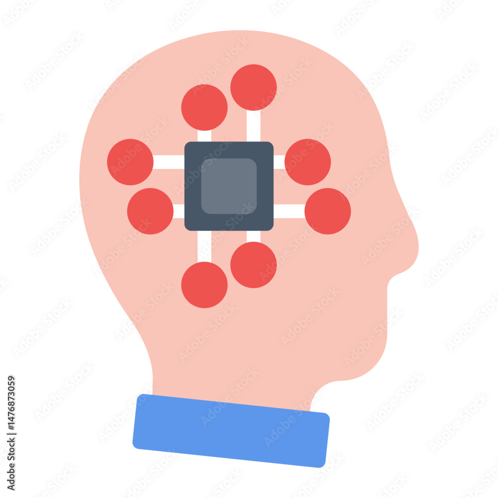 Aufkleber digital skills icon vector image. can be used for curriculum vitae.