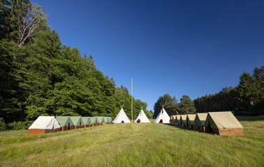 Scout camp, Western Bohemia, Czech Republic