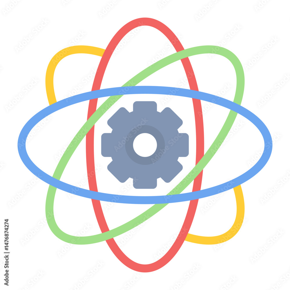 Poster data science icon vector image. can be used for professional services.