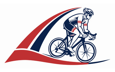 Fototapeta premium bike racers logo with new look and design 