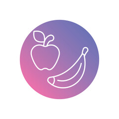 Fruits vector icons stock illustration