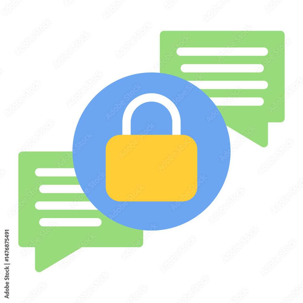Poster end to end encryption icon vector image. can be used for safe payment.