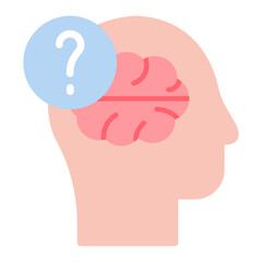 Dementia Care icon vector image. Can be used for Elderly Care.