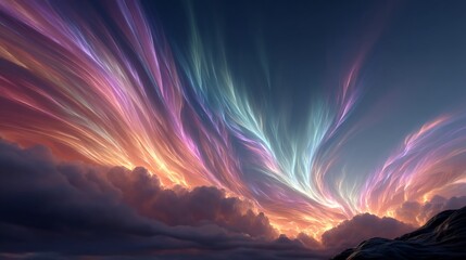 Fototapeta premium Aurora cloudscape