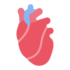 Heart Chambers icon vector image. Can be used for Cardiology.