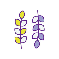 Grains vector icons stock illustration