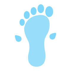 Water Footprint icon vector image. Can be used for Water Crisis.