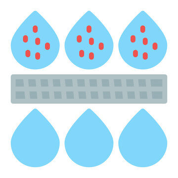 Microfiltration icon vector image. Can be used for Water Treatment.