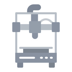 Dual Extrusion icon vector image. Can be used for Additive Maufacturing.