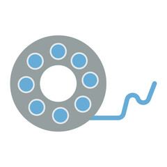 Filament Spool icon vector image. Can be used for Additive Maufacturing.