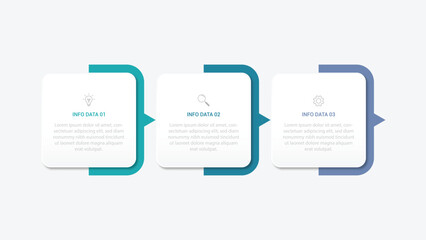 vector illustration Infographic design template with icons and 3 options or steps. Can be used for process, presentations, layout, banner,info graph.