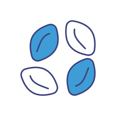 Lentils vector icons stock illustration