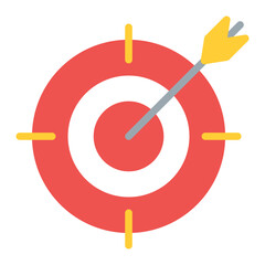 Target icon vector image. Can be used for Job Fair.