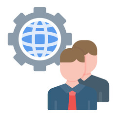 Corporate Governance icon vector image. Can be used for Business Risks.