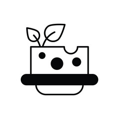 Tofu vector icons stock illustration