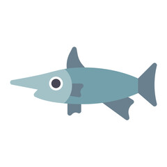 Swordfish icon vector image. Can be used for Fish and Seafood.