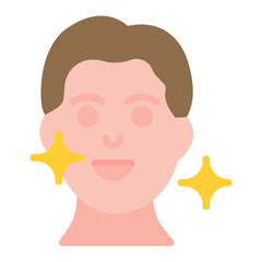 Face icon vector image. Can be used for Sun Protection.