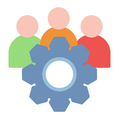 Cooperation icon vector image. Can be used for Organization.