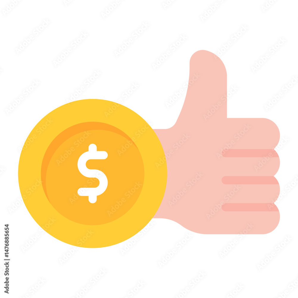 Poster motivation icon vector image. can be used for organization.