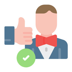 Performance Appraisal icon vector image. Can be used for Organization.