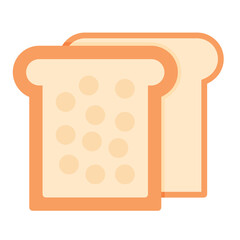 French Toast icon vector image. Can be used for Brunch.