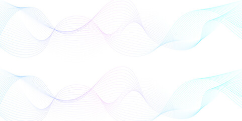 blue purple wave curve lines banner background .Digital frequency track equalizer. Stylized line art background. modern soft luxury texture with smooth and clean vector subtle background illustration