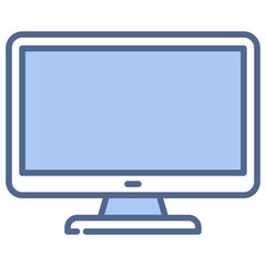 Monitor Blue Icon
