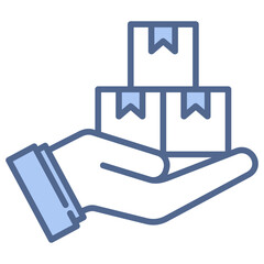 Package Blue Icon