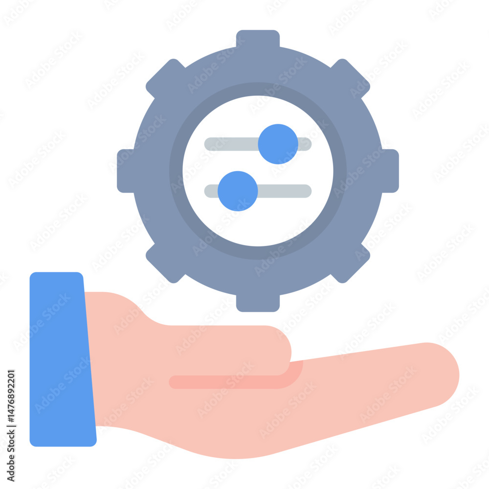 Aufkleber preferences icon vector image. can be used for business onboarding.